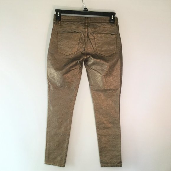 CACHE rust demask straight leg stretch pocket pant - Picture 2 of 7